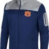 Colosseum Men's Auburn Tigers Blue Third Wheel Full-Zip Jacket