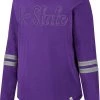 Colosseum Women's Kansas State Wildcats Purple Earth Longsleeve T-Shirt