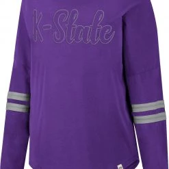 Colosseum Women's Kansas State Wildcats Purple Earth Longsleeve T-Shirt
