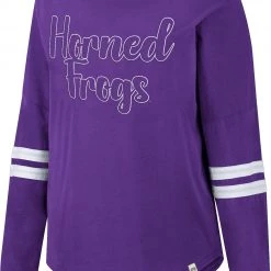 Colosseum Women's TCU Horned Frogs Purple Earth Longsleeve T-Shirt