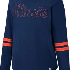 Colosseum Women's Illinois Fighting Illini Blue Earth Longsleeve T-Shirt