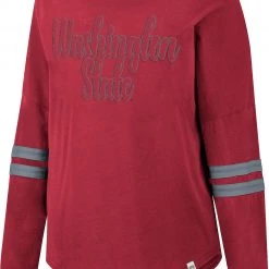 Colosseum Women's Washington State Cougars Crimson Earth Longsleeve T-Shirt