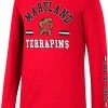Colosseum Youth Maryland Terrapins Red Roof Top Longsleeve T-Shirt For Boys'