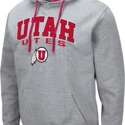 Colosseum Men's Utah Utes Grey Promo Hoodie