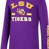 Colosseum Youth LSU Tigers Purple Roof Top Longsleeve T-Shirt For Boys'