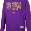 Colosseum Men's East Carolina Pirates Purple Scholarship Pullover Sweatshirt