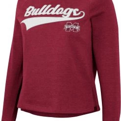 Colosseum Women's Mississippi State Bulldogs Maroon Already Did Pullover Sweatshirt