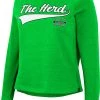 Colosseum Women's Marshall Thundering Herd Green Already Did Pullover Sweatshirt