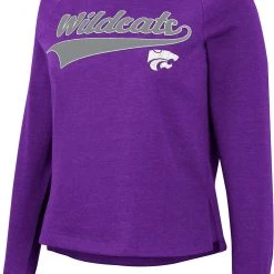 Colosseum Women's Kansas State Wildcats Purple Already Did Pullover Sweatshirt