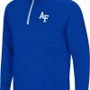 Colosseum Men's Air Force Falcons Blue Rival 1/4 Zip Jacket