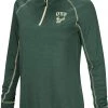 Colosseum Women's South Florida Bulls Green Stingray 1/4 Zip Jacket