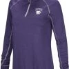 Colosseum Women's Kansas State Wildcats Purple Stingray 1/4 Zip Jacket