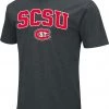 Colosseum Men's St. Cloud State Huskies Dual Blend Black T-Shirt