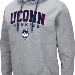 Colosseum Men's UConn Huskies Grey Promo Hoodie