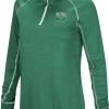 Colosseum Women's Marshall Thundering Herd Green Stingray 1/4 Zip Jacket