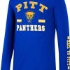 Colosseum Youth Pitt Panthers Blue Roof Top Longsleeve T-Shirt For Girls'