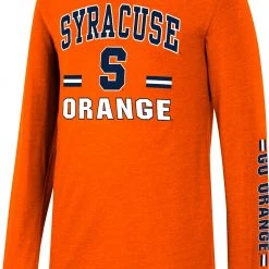 Colosseum Youth Syracuse Orange Orange Roof Top Longsleeve T-Shirt For Girls'