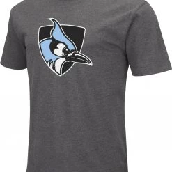 Colosseum Men's Johns Hopkins Blue Jays Grey Dual Blend T-Shirt