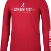 Colosseum Men's Alabama Crimson Tide Crimson Spackler Longsleeve T-Shirt