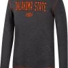 Colosseum Men's Oklahoma State Cowboys Grey Therma Longsleeve T-Shirt