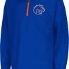 Colosseum Youth Boise State Broncos Royal Draft 1/4 Zip Jacket For Girls'