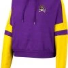 Colosseum Women's East Carolina Pirates Purple Paris Pullover Hoodie