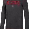 Colosseum Men's NC State Wolfpack Grey Therma Longsleeve T-Shirt
