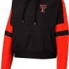 Colosseum Women's Texas Tech Red Raiders Black Paris Pullover Hoodie