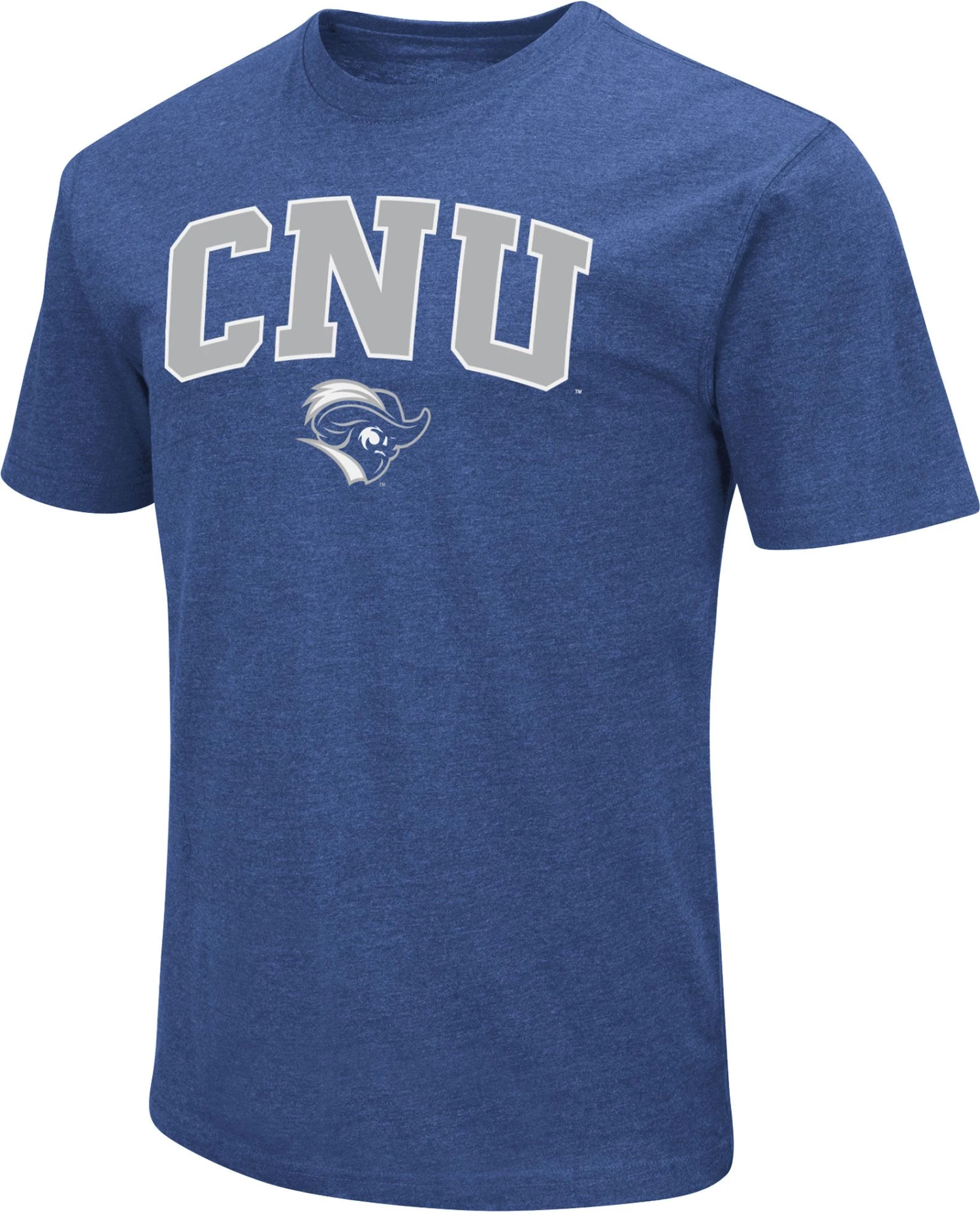 Colosseum Men's Christopher Newport Captains Royal Blue Dual Blend T-Shirt 1 Colosseum Men's Christopher Newport Captains Royal Blue Dual Blend T-Shirt