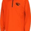 Colosseum Youth Oregon State Beavers Orange Draft 1/4 Zip Jacket For Girls'