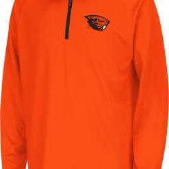 Colosseum Youth Oregon State Beavers Orange Draft 1/4 Zip Jacket For Girls'