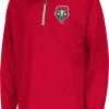 Colosseum Youth New Mexico Lobos Red Draft 1/4 Zip Jacket For Girls'