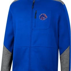 Colosseum Men's Boise State Broncos Royal Playin Full Zip Jacket