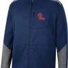 Colosseum Men's Ole Miss Rebels Navy Playin Full Zip Jacket