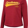 Colosseum Women's Iowa State Cyclones Cardinal Already Did Pullover Sweatshirt
