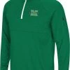 Colosseum Men's Marshall Thundering Herd Green Rival 1/4 Zip Jacket