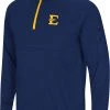 Colosseum Men's East Tennessee State Buccaneers Navy Rival 1/4 Zip Jacket