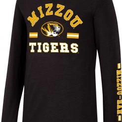 Colosseum Youth Missouri Tigers Black Roof Top Longsleeve T-Shirt For Boys'