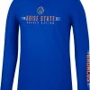 Colosseum Men's Boise State Broncos Blue Spackler Longsleeve T-Shirt