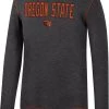 Colosseum Men's Oregon State Beavers Grey Therma Longsleeve T-Shirt