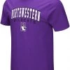 Colosseum Men's Northwestern Wildcats Purple T-Shirt