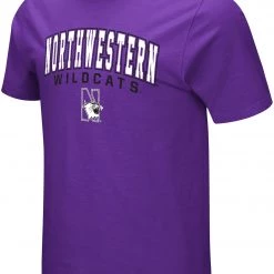 Colosseum Men's Northwestern Wildcats Purple T-Shirt