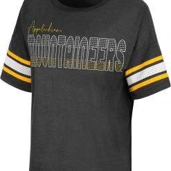 Colosseum Women's Appalachian State Mountaineers Black Janis T-Shirt