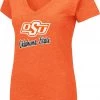 Colosseum Women's Oklahoma State Cowboys Orange Dual Blend V-Neck T-Shirt