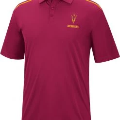 Colosseum Men's Arizona State Sun Devils Maroon Polo