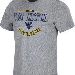 Colosseum Men's West Virginia Mountaineers Grey Tannen T-Shirt