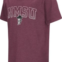 Colosseum Youth New Mexico State Aggies Maroon Dual Blend T-Shirt For Girls'