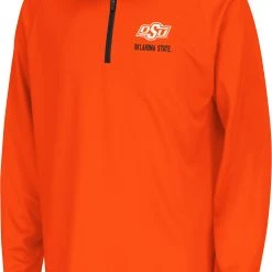 Colosseum Youth Oklahoma State Cowboys Orange Quarter-Zip Pullover Shirt For Boys'