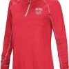 Colosseum Women's New Mexico Lobos Red Stingray 1/4 Zip Jacket