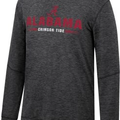 Colosseum Men's Alabama Crimson Tide Black Tournament Long Sleeve T-Shirt